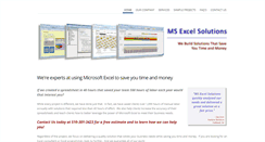 Desktop Screenshot of msexcelsolutions.com