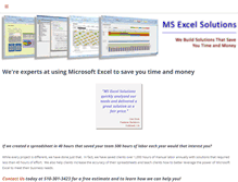 Tablet Screenshot of msexcelsolutions.com